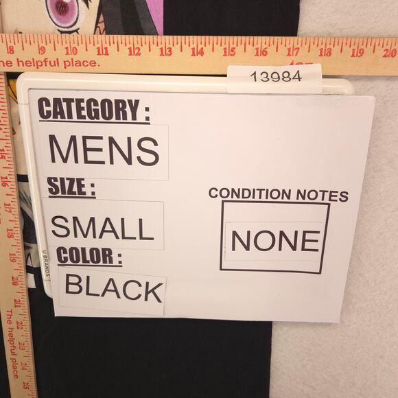 Demon Slayer Anime Short Sleeve Crew Neck Graphic T-Shirt Mens Size S Black - Picture 8 of 9